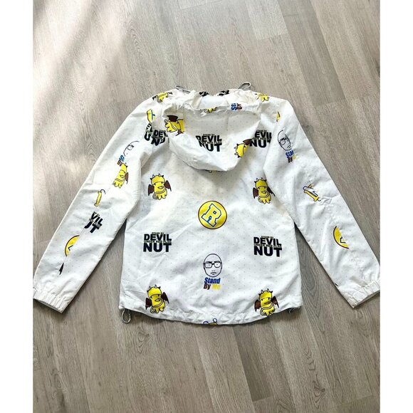 Vintage Devil Nut Under Zip Hoodie Jacket Woman Sz M - Picture 5 of 8